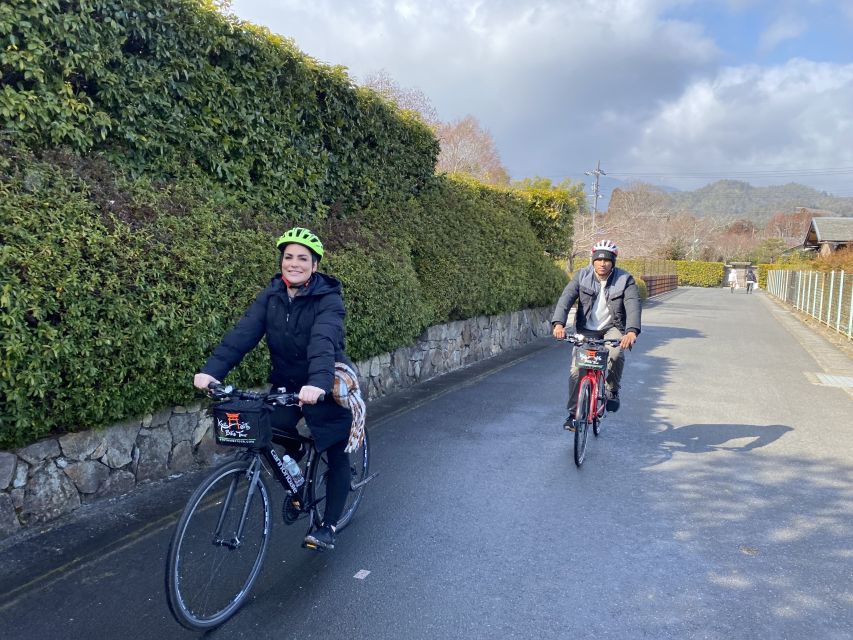 Kyoto: Afternoon Bamboo Forest and Monkey Park Bike Tour - The climb to Iwatayama Monkey Park