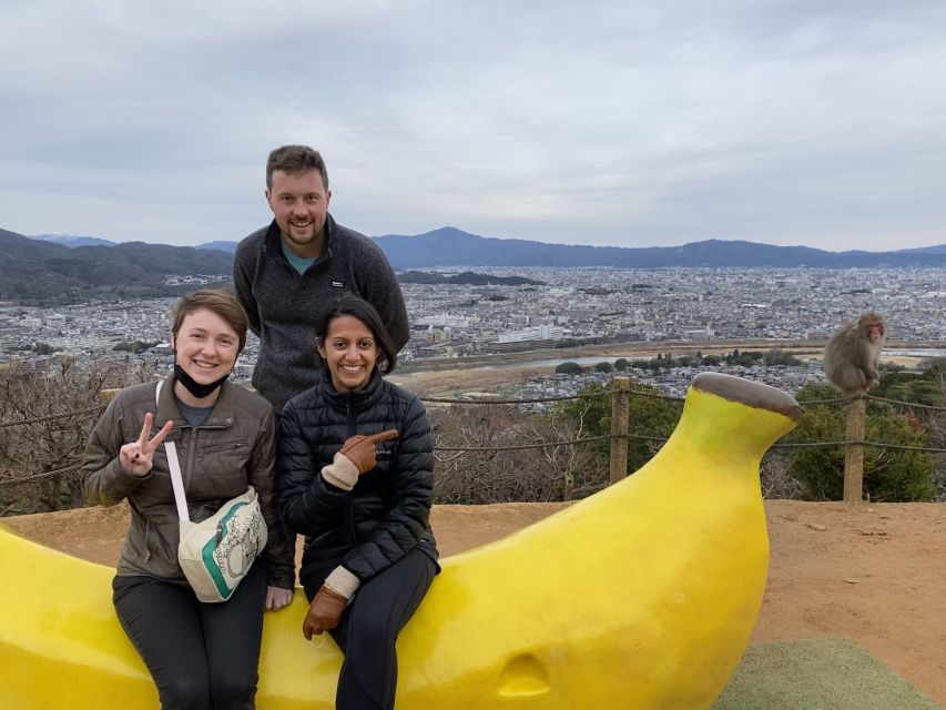 Kyoto: Afternoon Bamboo Forest and Monkey Park Bike Tour - Togetsu-kyo Bridge and the river views