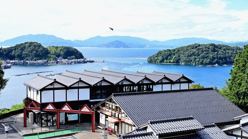 Kyoto Amanohashidate & Ine Funaya & Ine Bay Scenic Day Trip (Departing from Osaka or Kyoto) - Amanohashidate from above, then at beach level
