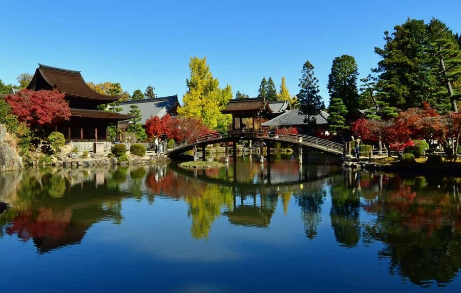 Kyoto: Arashiyama Bamboo, Togetsukyo bridge, Sanso, and more - Kimono Forest, where old Kyoto meets modern art