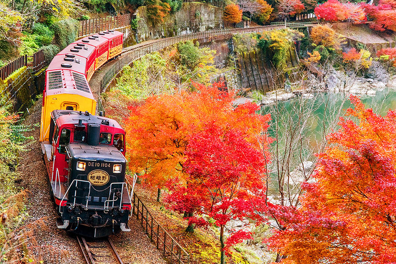 Kyoto Arashiyama Scenic Train & Hozugawa River Boat Ride Day Trip (From Osaka / Kyoto) - A train ride, then a river journey