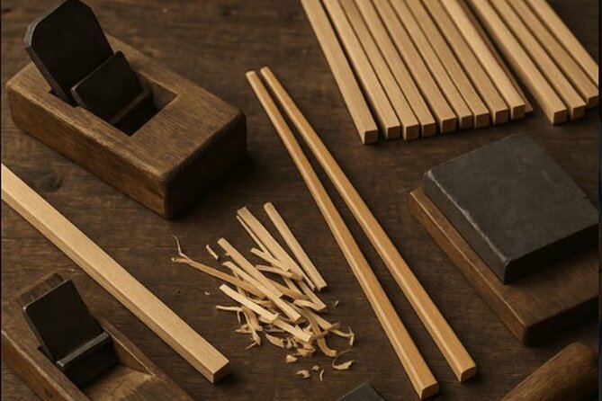 Kyoto : Chopsticks Making Workshop in Gion with Engraving Option - A practical craft activity in the heart of Gion