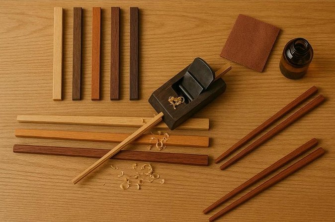 Kyoto : Chopsticks Making Workshop in Gion with Engraving Option - How much value do you get for $15.25?