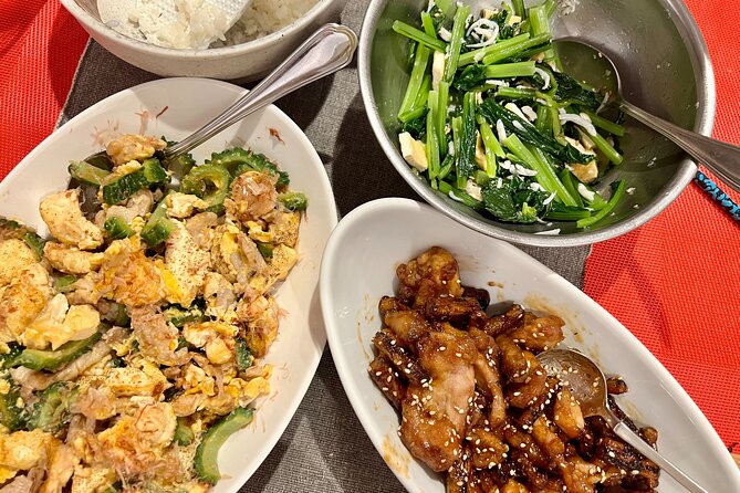 Kyoto Family Kitchen Cooking Class - Anthony and Naomi set the tone