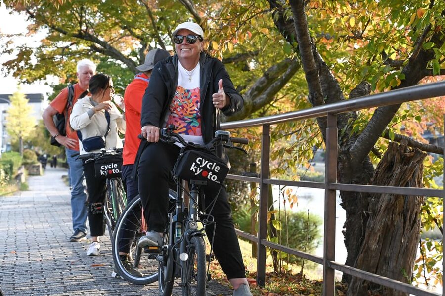 Kyoto: Full Day Bike Tour - Kitano Tenmangu before the Golden Pavilion