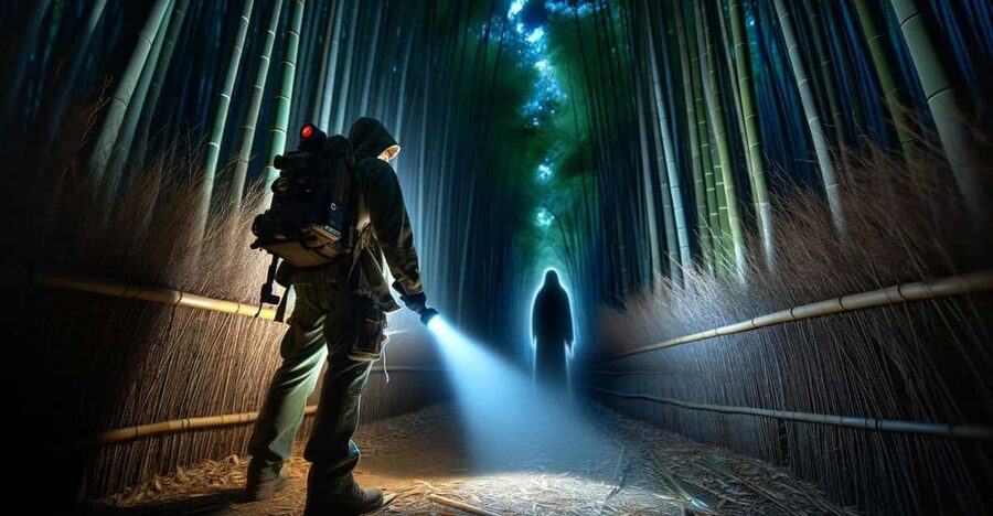 Kyoto: Ghost Tour - Legends, Dark Tales, Bamboo Forest Night - Arashiyama before the forest turns eerie