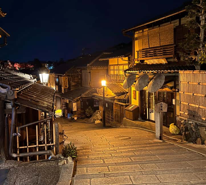 Kyoto: Gion Magical Night Walking Tour with Geisha Trivia - Matchmaking shrine and local spiritual customs