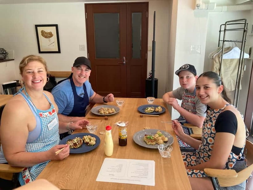 Kyoto: Hands-on Takoyaki and Okonomiyaki Cooking (1 Hour) - How the Cooking Session Flows