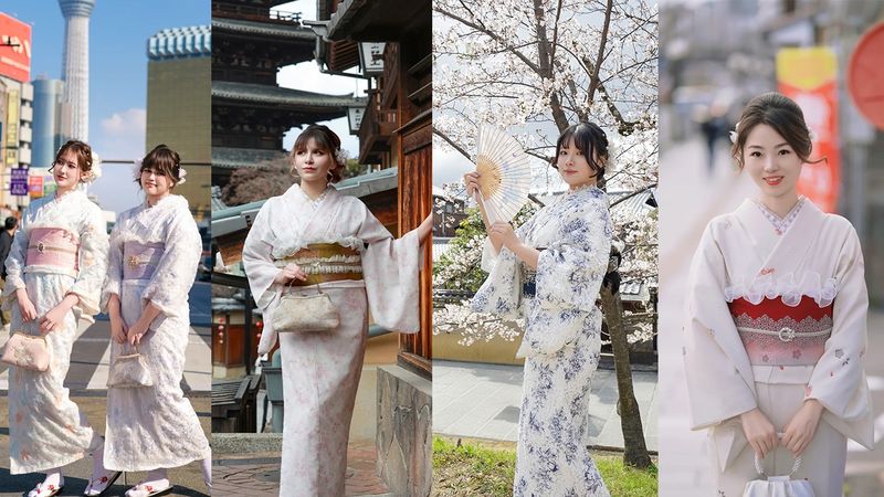 Kyoto Kimono Rental Experience (Optional Exquisite Hair Styling/Japanese Makeup/Photography) (Ookini Kiyomizu-dera Main Store) - Walking Higashiyama in a rented outfit