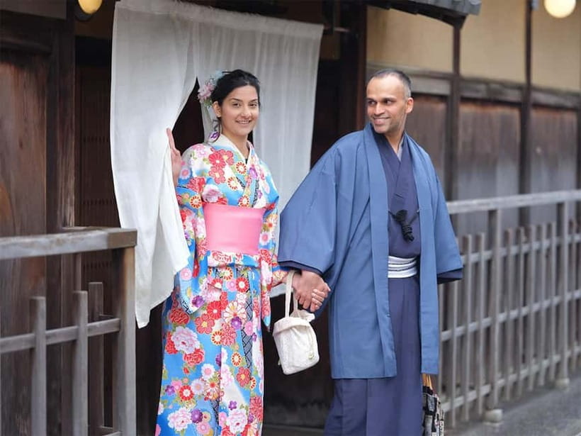 Kyoto Kimono Rental mimosa ｜Kimono/Yukata Rental Couple Plan - Choosing between a kimono and a yukata