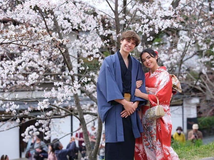 Kyoto Kimono Rental mimosa ｜Kimono/Yukata Rental Couple Plan - What the couple plan includes for 7,000 yen