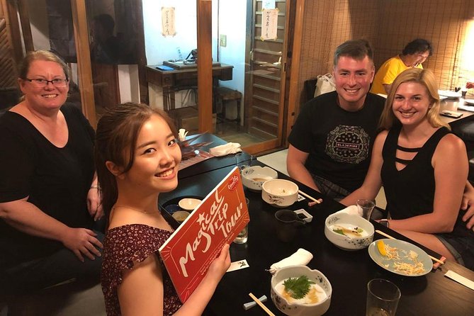 Kyoto Night Foodie Tour in Gion (9+ dishes + 6 Sake tastings) - Starting beside the Izumo-no-Okuni statue