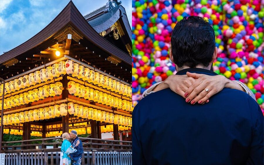 Kyoto: Private Gion District Photoshoot Experience - Yasaka Koshindo adds color and character