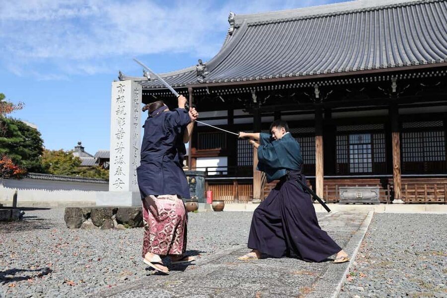 Kyoto: Samurai Sword & Kimono Action Filming Experience - Filming your own short samurai scene