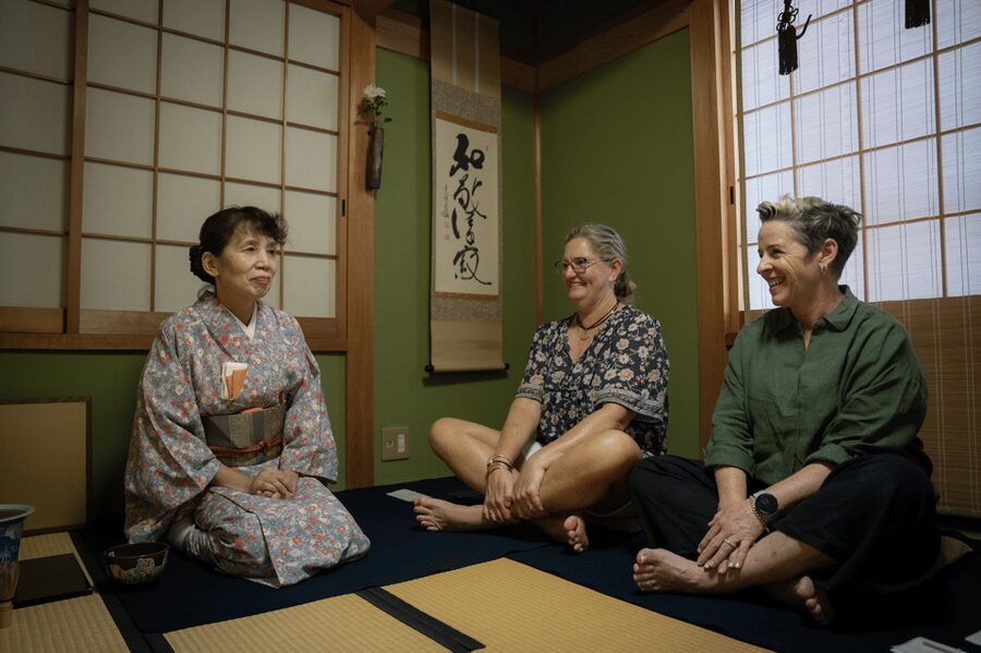 Kyoto: Tea Ceremony Experience in a Small Tea Room - Learning to whisk matcha yourself