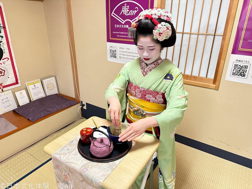Kyoto: Tea Ceremony with Maiko Premium - The 90-minute schedule, from matcha to farewell