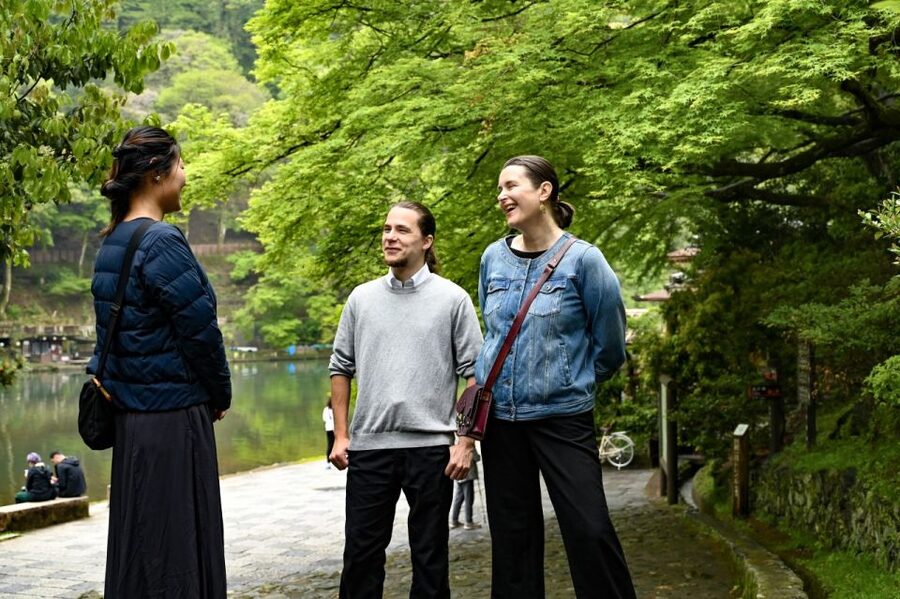 Kyoto to Arashiyama Day Trip - Private & Personalized - Rowing on the lower Hozu-gawa