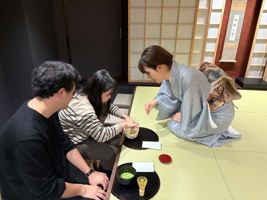 Kyoto: Traditional Tea Ceremony with Matcha & Sweets in Gion - Watching the tea master work