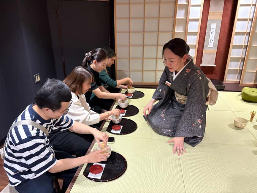 Kyoto: Traditional Tea Ceremony with Matcha & Sweets in Gion - Making your own matcha bowl