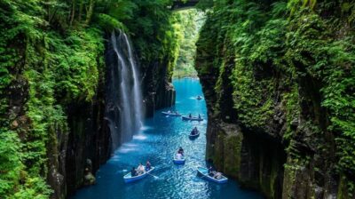 Kyushu: Mount Aso, Kusasenri & Takachiho Gorge Day Tour (Optional Takachiho Boat Ride Experience)
