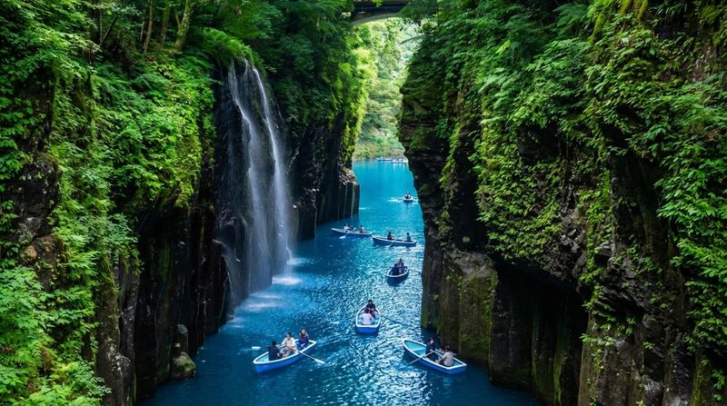 Kyushu Takachiho One-Day Tour | Takachiho Gorge Boat Ride-Kamishikimi Kumanoza Shrine/Takachiho Mini-Train-Mount Aso-Kusasenri (Departing from Kumamoto) - From Kumamoto to the gorge and volcano country