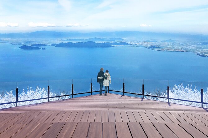 Lake Biwa Tour: Shirahige Shrine, Ukimido ,La Collina Omihachiman - Mangetsu-ji Temple and the Ukimido Floating Hall