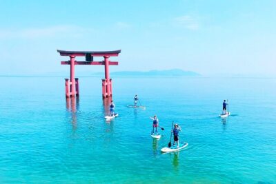 Lake Biwa Tour: Shirahige Shrine, Ukimido ,La Collina Omihachiman