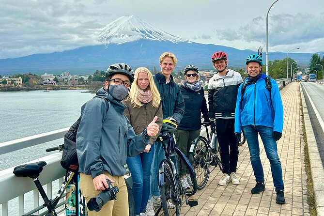 Lake Kawaguchi Explorer: E-Bike Guided Tour - Kawaguchi Ohashi Bridge, the broadest photo stop