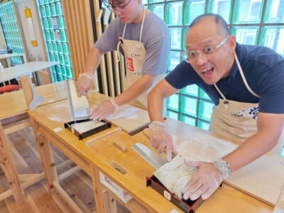 Made from flour in 30min! Ramen-noodle Making Experience!
