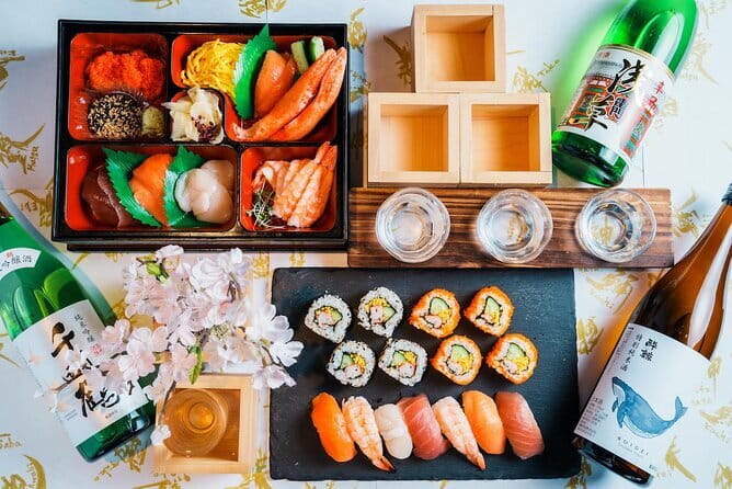 Make Sushi and Create Unforgettable Memories in Osaka - Making sushi rolls with an English-speaking instructor
