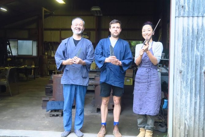 Make your own kitchen knife with a master blacksmith in Shimanto - Kachima Chinka Bridge and Iwama Chinka Bridge