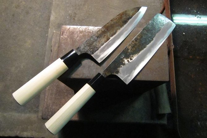 Make your own kitchen knife with a master blacksmith in Shimanto - Working with Hayashi-san and the Kurogane team