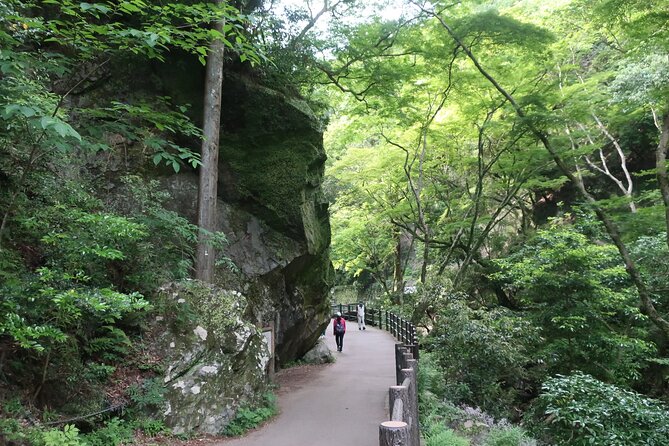Minoh Waterfall and nature walk through the Minoh Park - Arriving at the 33-meter Minoh Waterfall