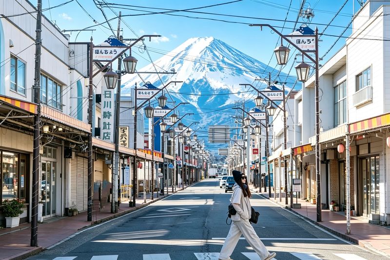 Mount Fuji Six Scenic Spots One-Day Tour: Arakurayama Sengen Park, Hikawa Clock Shop, Oshino Hakkai, Lake Kawaguchiko, Lawson Convenience Store, Lake Yamanakako Swan Feeding (Departing from Tokyo/Shinjuku) - Lawson: a familiar shop turned photo stop