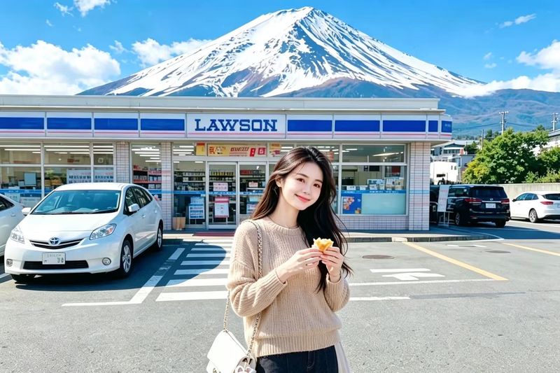 Mount Fuji Six Scenic Spots One-Day Tour: Arakurayama Sengen Park, Hikawa Clock Shop, Oshino Hakkai, Lake Kawaguchiko, Lawson Convenience Store, Lake Yamanakako Swan Feeding (Departing from Tokyo/Shinjuku) - Arakurayama Sengen Park: the classic pagoda frame