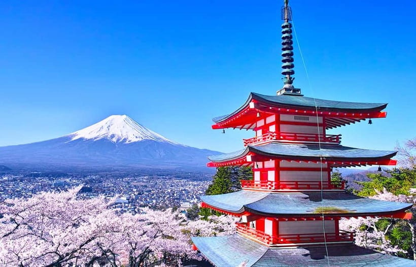 Mt Fuji Top 5 Spots Day Tour: Arakurayama Park,Oshino Hakkai - Oishi Park and the seasonal finish at Kawaguchiko