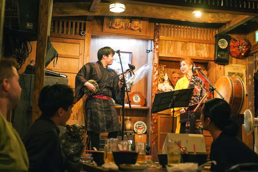 Naha Bar Hopping Tour in Okinawa - Second izakaya: the main meal and best value
