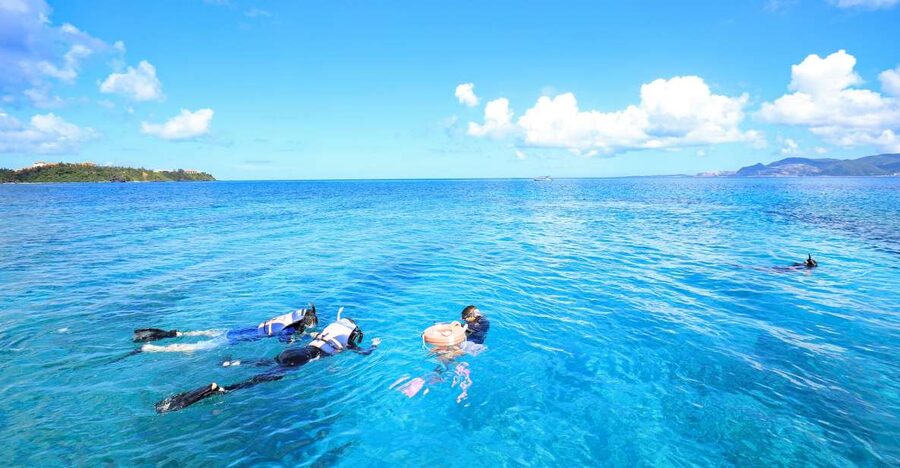 Naha, Okinawa: Keramas Island Snorkeling Day Trip with Lunch - First look at the protected reefs