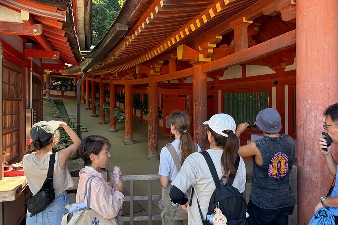 Nara Highlight Walking Tour with Furoshiki Experience with Lunch - Tamukeyama Hachimangu and Nigatsu-do’s hillside view
