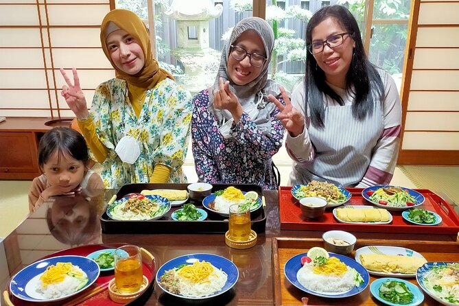 Near Fushimiinari: Kyoto Home Cooking Class & Supermarket tour - Preparing five Japanese dishes by hand