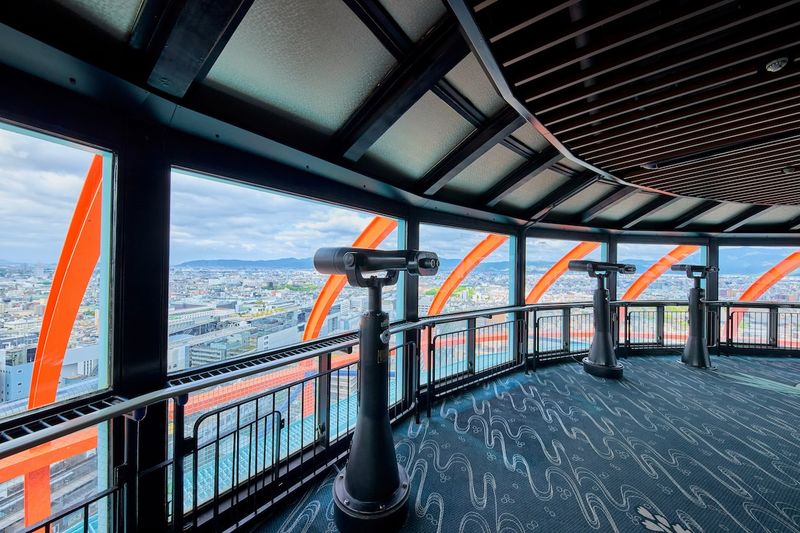 Nidec Kyoto Tower Ticket - Binoculars, touch panels and photo stops