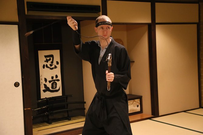Ninja 2-hour Hands-on Lesson by Japanese master in Kyoto -Medium - Inside the ninja trick house