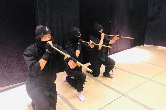 Ninja Experience (Family Friendly) at Samurai Ninja Museum TOKYO - Ninja training with stars, darts, and a blowpipe