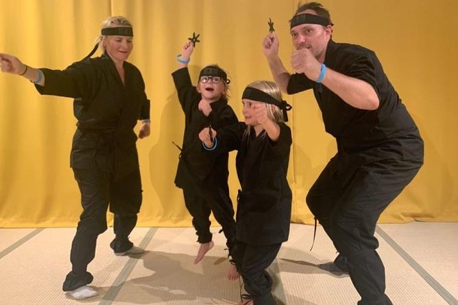 Ninja Experience (Family Friendly) at Samurai Ninja Museum TOKYO - Choosing your ninja outfit and starting the transformation