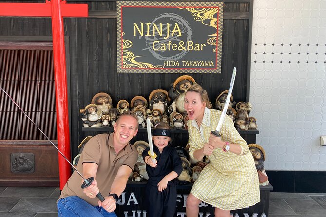 Ninja Experience in Takayama - Trial Course - Blowgun shooting and the three-weapon lesson