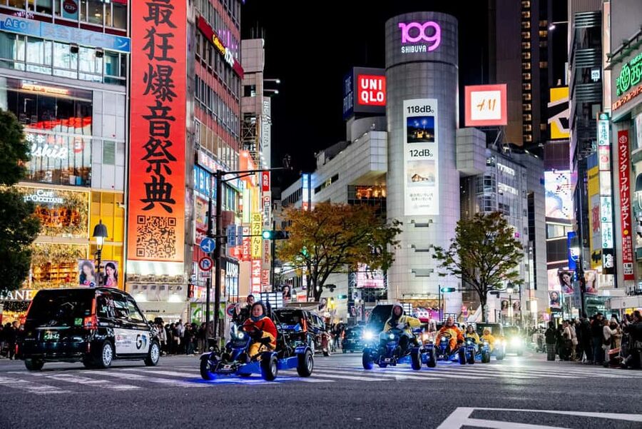 Official Japan Go-Kart Through Shibuya / Shinjuku - Safety support and the pace of the ride