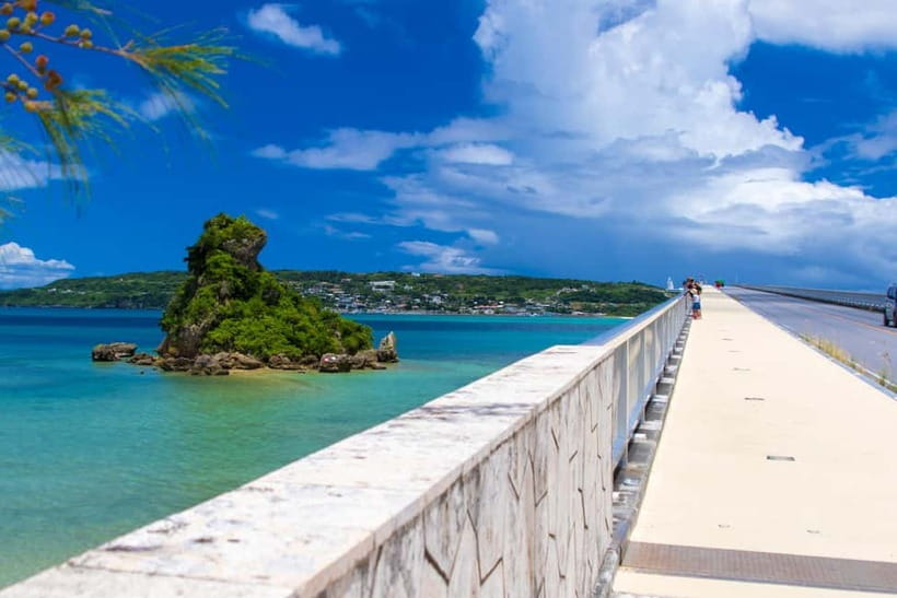 Okinawa Churaumi or Tropical, Kouri American Village BusTour - Key points at a glance