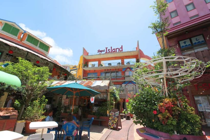 Okinawa Churaumi or Tropical, Kouri American Village BusTour - American Village and Sunset Beach