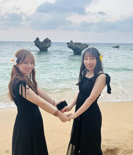 Okinawa Full Tour: Castle, Manza, Kouri, Aquarium & American - Kouri Island, the bridge, and Heart Rock