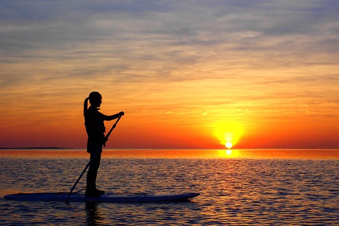 Okinawa Ishigaki Sunset SUP or Canoe Tour - Watching the sunset from a SUP or canoe